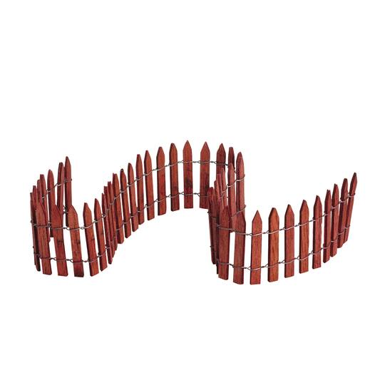 Lemax® Wired Wooden Fence